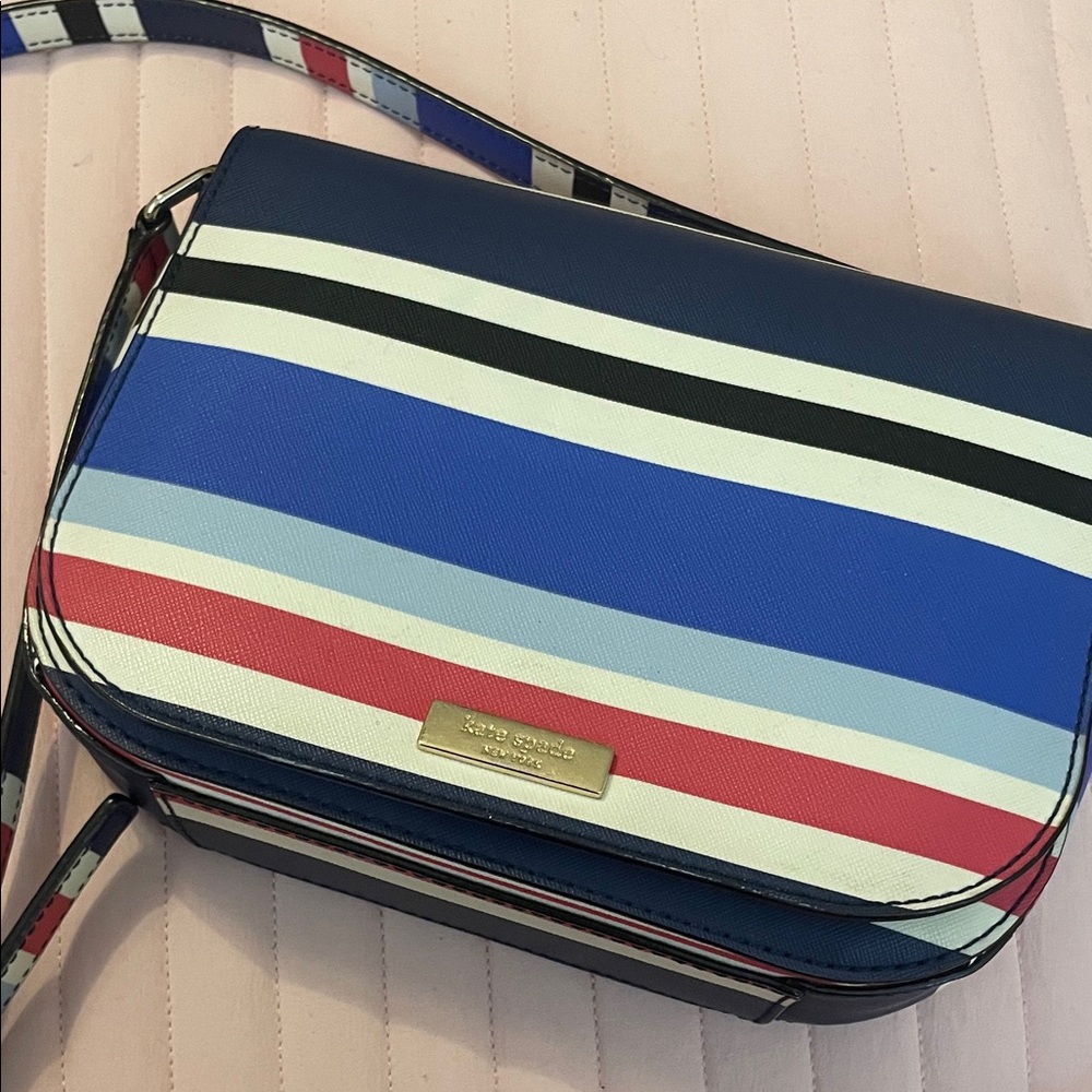 Kate Spade Multicolor Striped Crossbody Bag